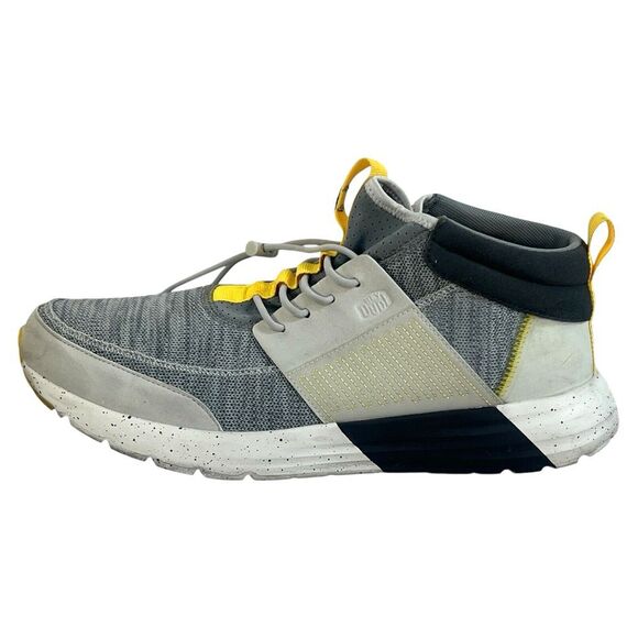 Hey Dude Sirocco Dual Knit‎ Heather Grey Tan  Slip On Shoes Size 12.5 M - Picture 1 of 8